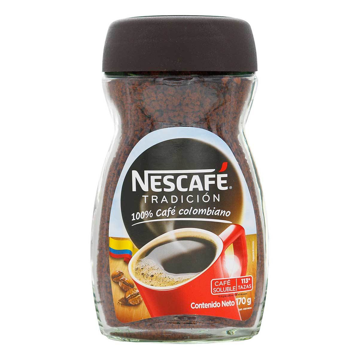 Café Nescafé Tradición Frasco x 170 g.