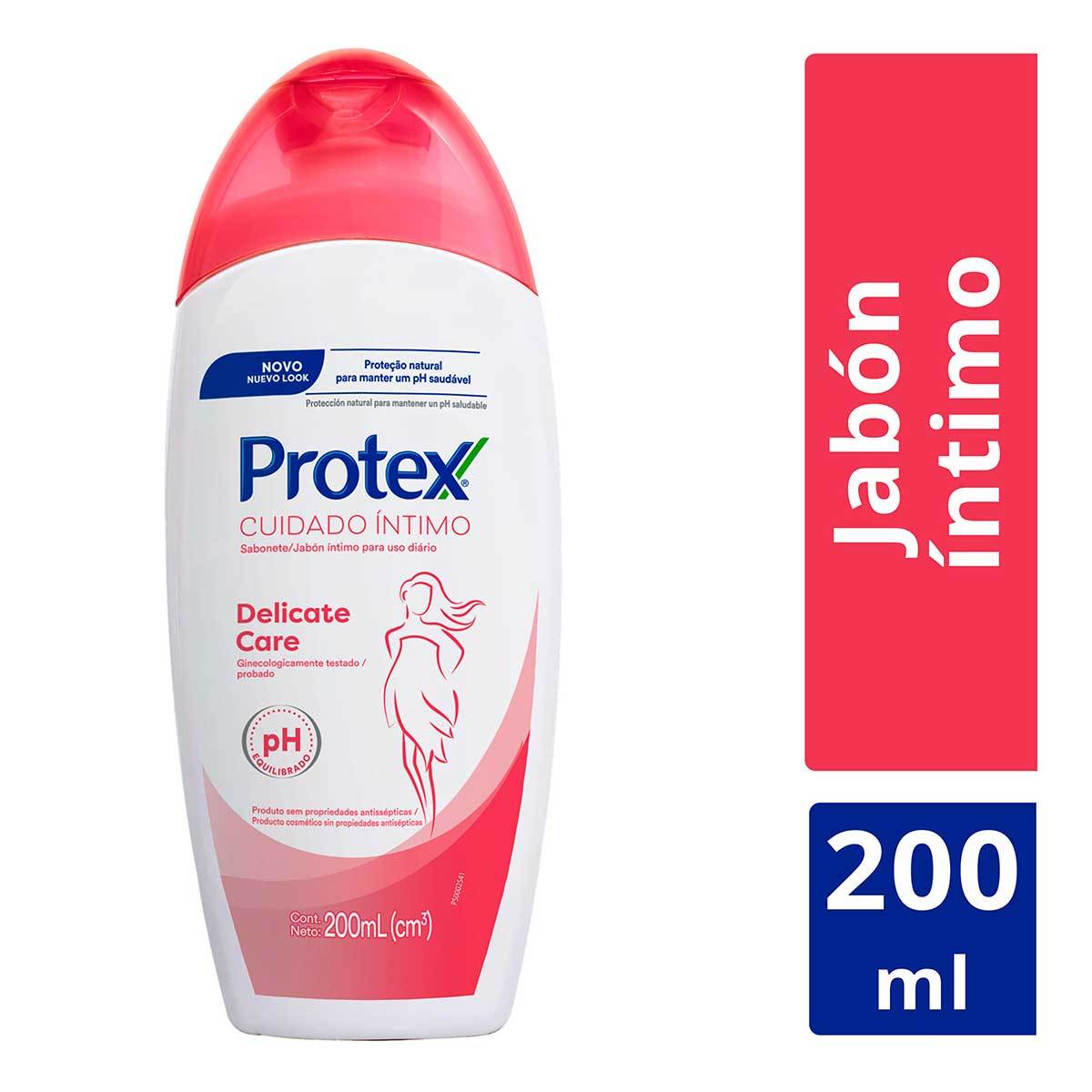 Jabón Líquido Íntimo Protex Delicate Care Frasco x 200 mL