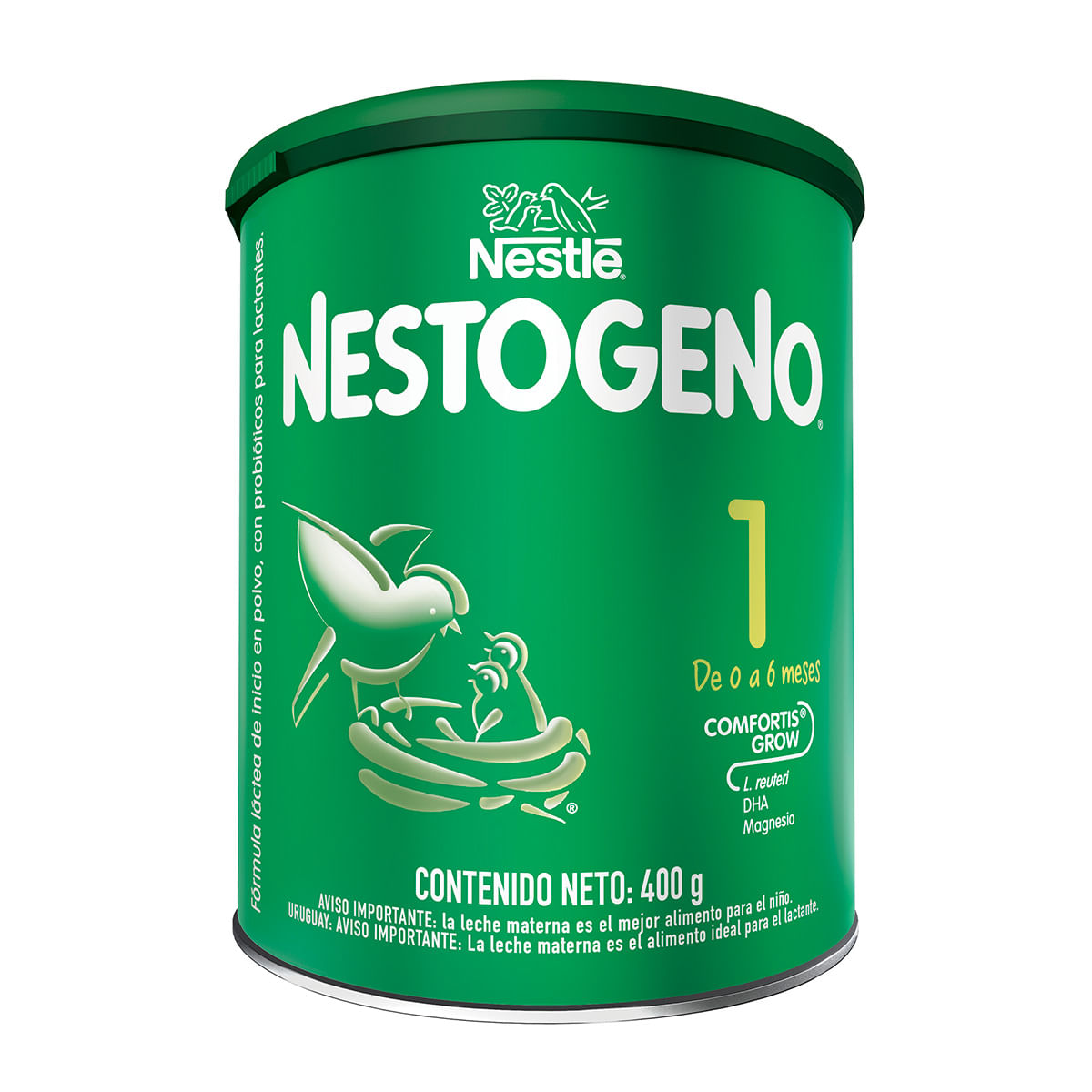 Fórmula Láctea Nestogeno 1 Nestlé 0 A 6 Meses Polvo Tarro x 400 g