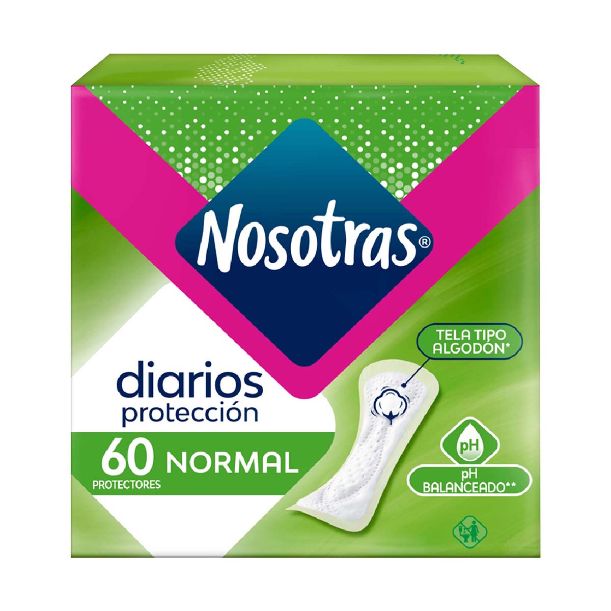 Protector Nosotras Diarios Protección Paquete x 60 uds