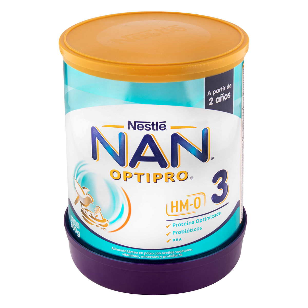 Alimento Lácteo NAN Nestlé Optipro HM-O 3 2 Años Polvo Tarro x 800 g