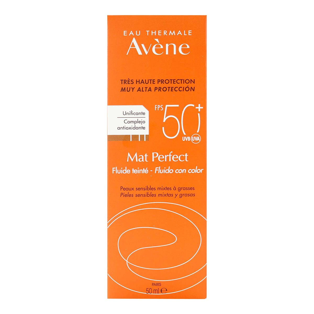 Protector Solar Avéne Mat Perfect SPF 50 Tubo x 50 mL