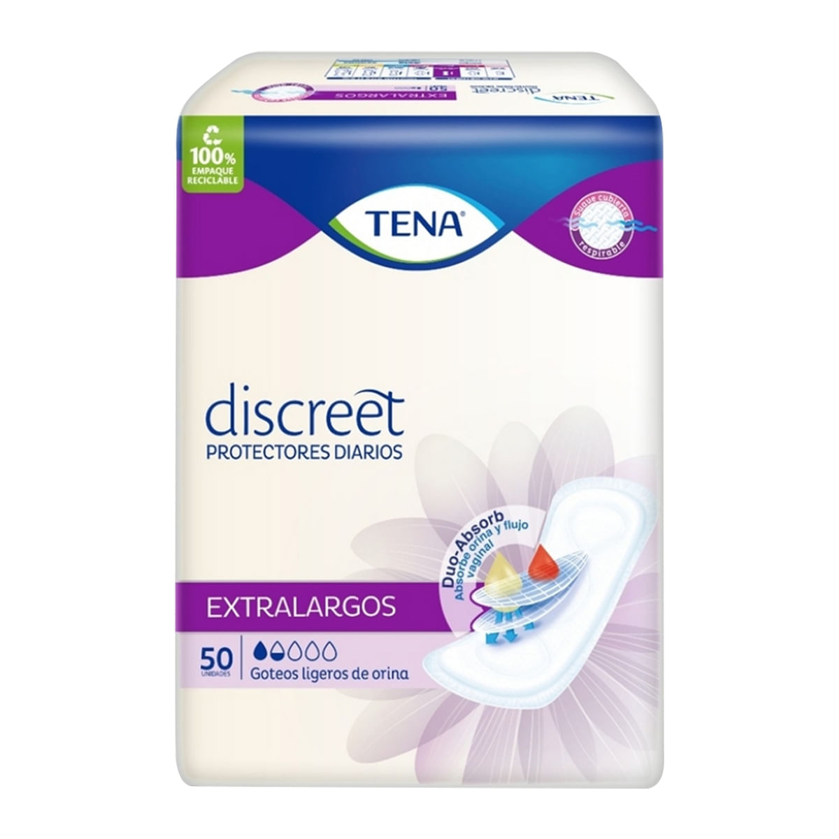 Protectores Tena Extralargo Caja x 50 Uds