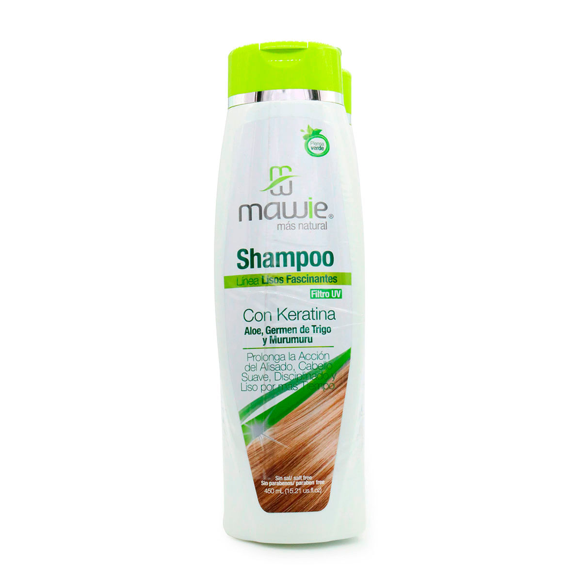 Shampoo Mawie Lisos Fascinantes Keratina Frasco X 450 Ml + Acondicionador Mawie Lisos Fascinantes Keratina Frasco X 450 Ml.