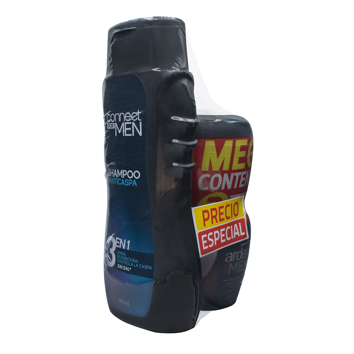 Desodorante Arden For Men Original Crema Frasco X 135 G X 2 Uds Mega Contenido + Shampoo Arden For Men Anticaspa 3 En 1 Frasco X 310 Ml.