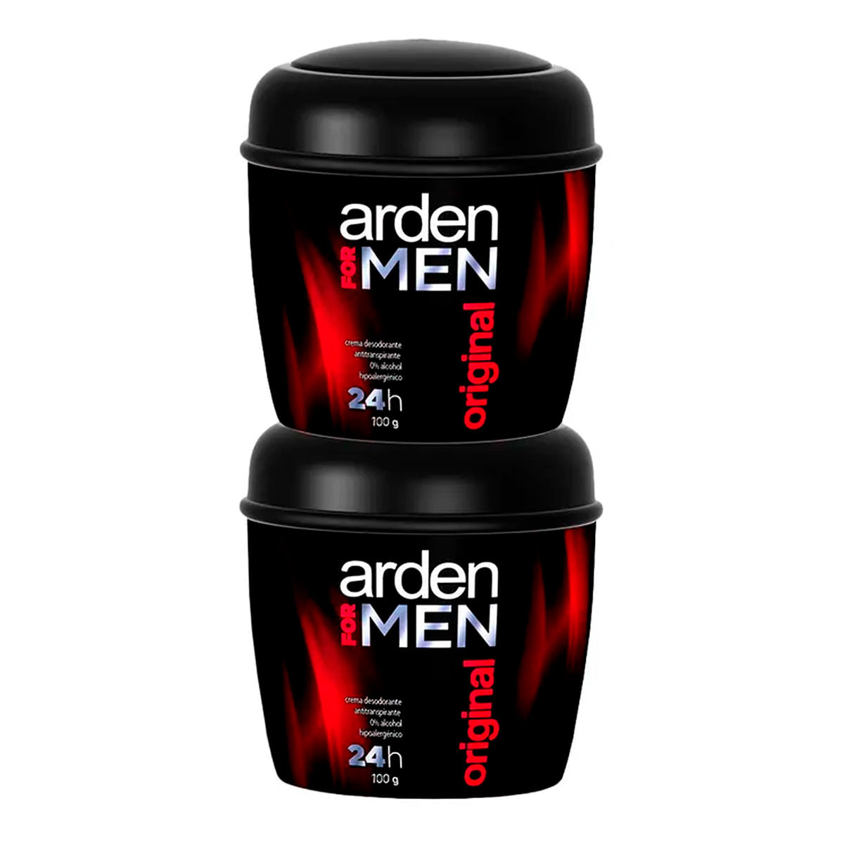 Desodorante Arden For Men Original Crema Frasco x 100 g x 2 Uds Mega Contenido