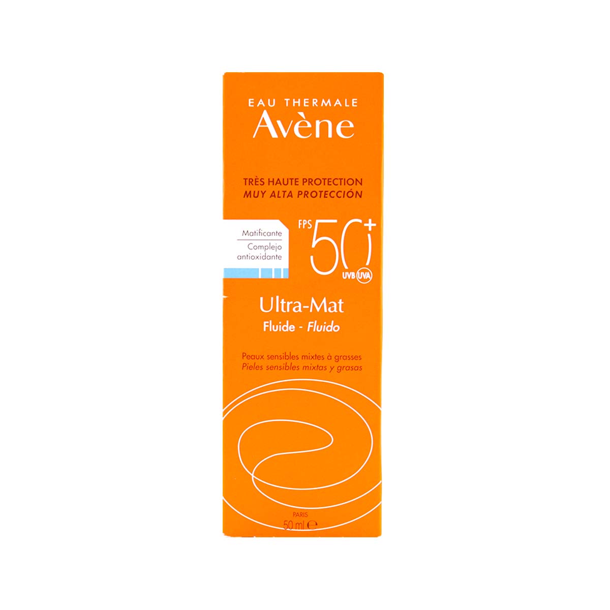 Protector Solar Avéne Ultra Mat SPF 50 Tubo x 50 mL