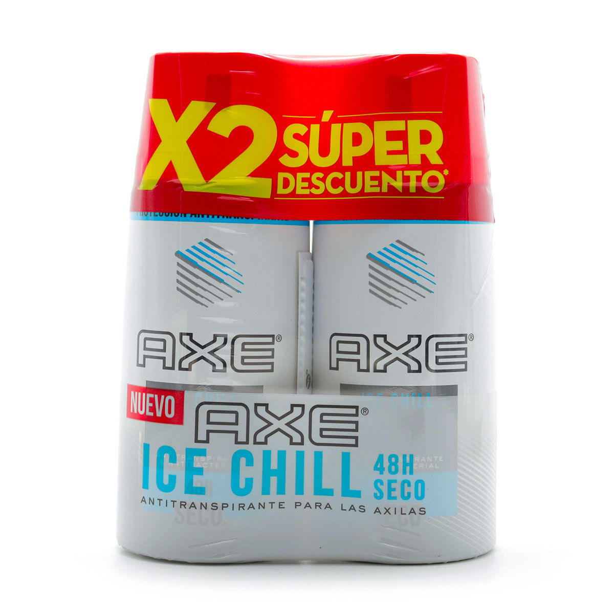 Antitranspirante Axe Ice Chill Seco Spray X 152 Ml X 2 Uds Súper Oferta.