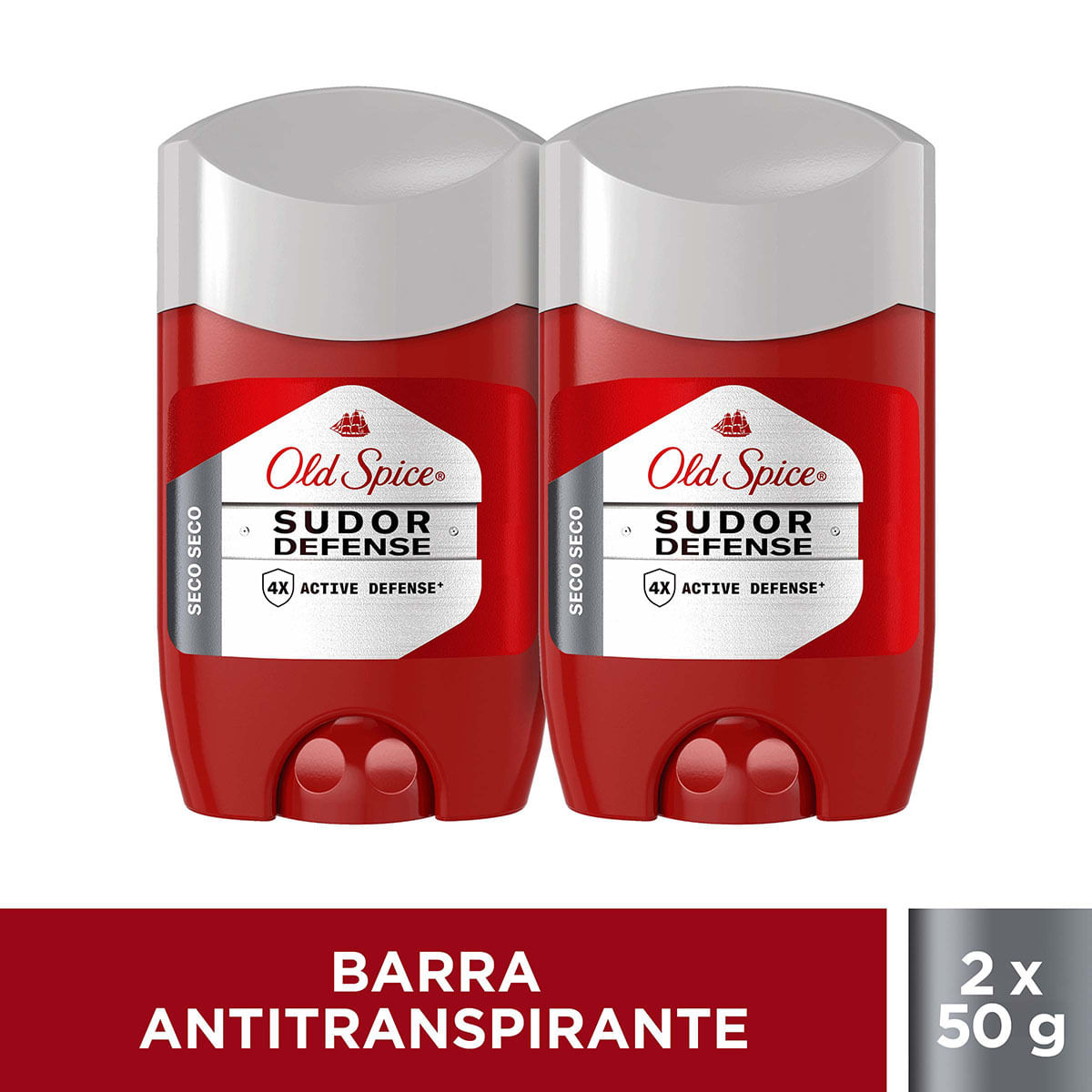Antitranspirante Old Spice Sudor Defense Seco Barra x 50 g x 2 Uds Oferta Especial.