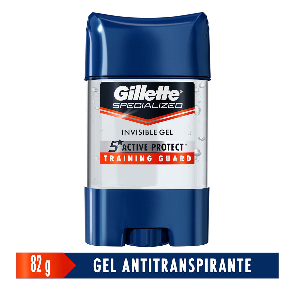 Gel Antitranspirante Gillette Specialized Invisible Frasco x 82 g