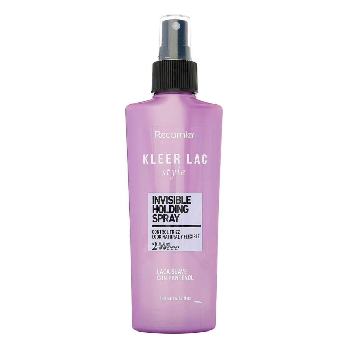 Laca Suave con Pantenol Kleer Recamier Frasco Spray x 150 mL.