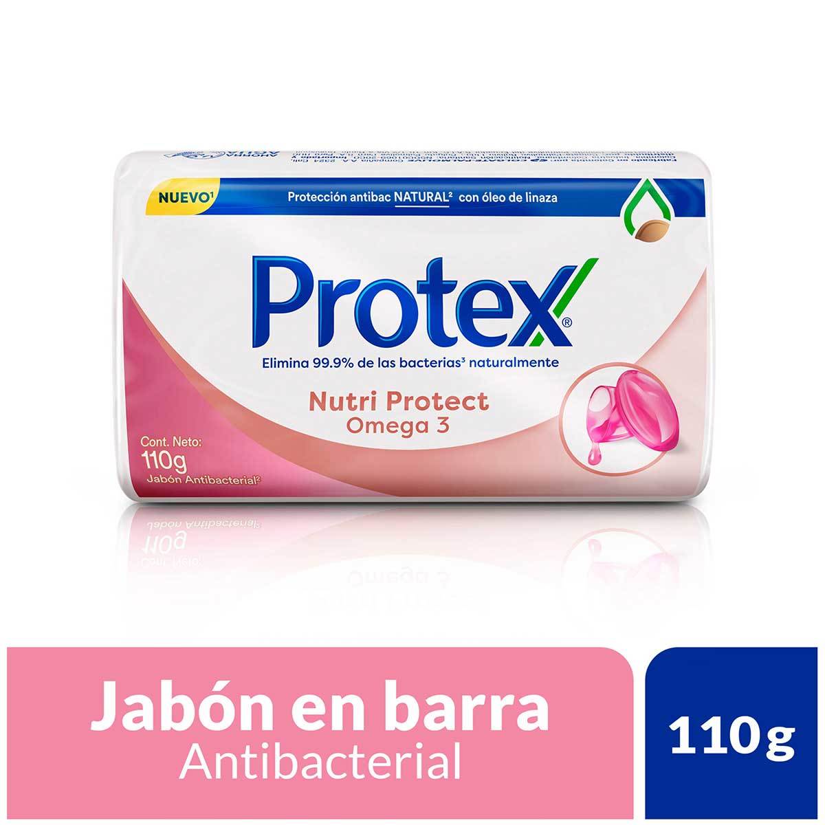 Jabón Antibacterial Protex Omega 3 Barra x 110 g