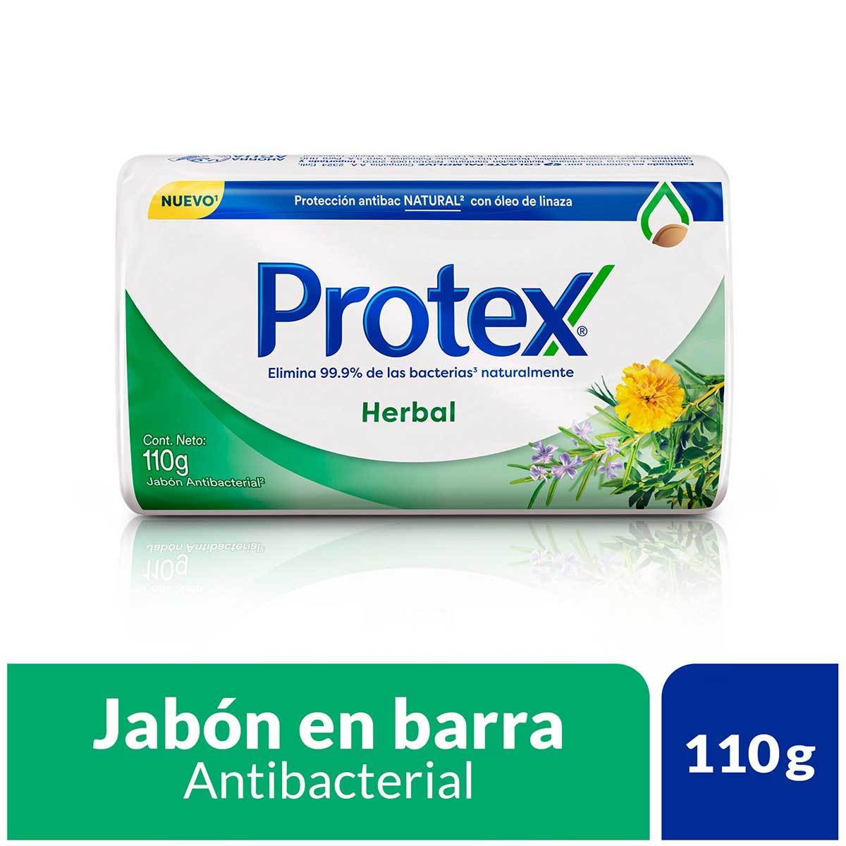 Jabón Antibacterial Protex Herbal Barra x 110 g