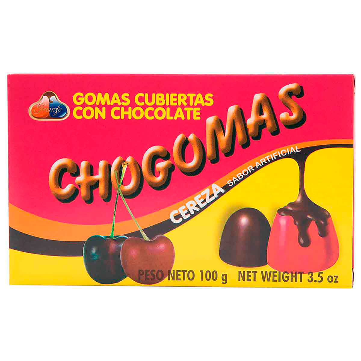 Gomas Chogomas Triunfo Cereza Estuche X 100 G.