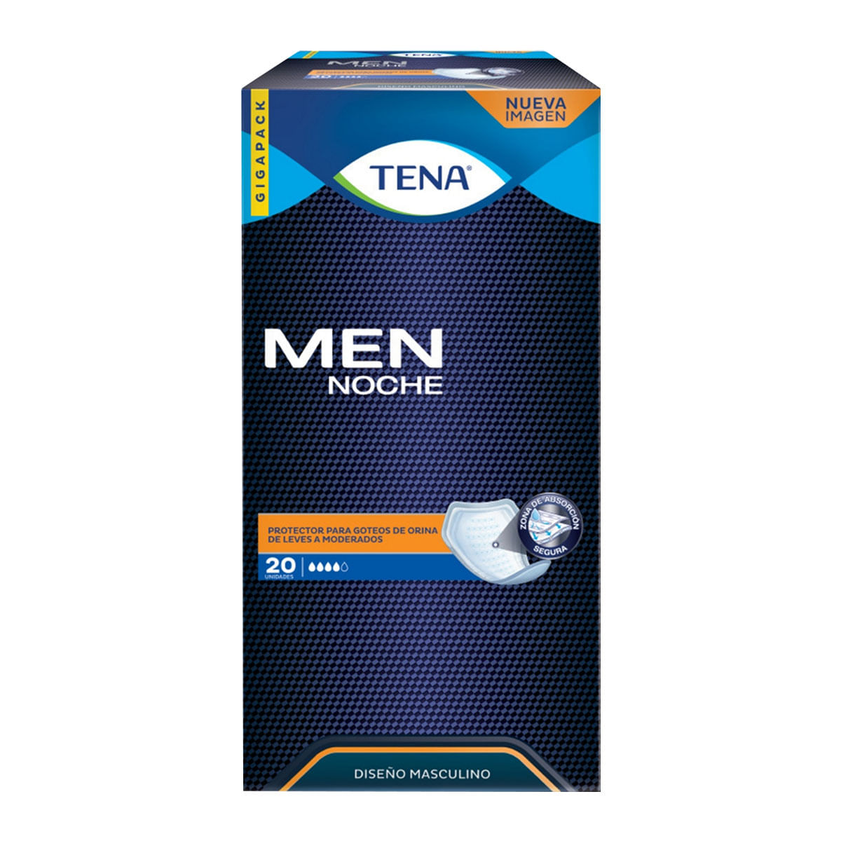 Protector Tena Para Hombre Noche Caja X 20 Uds.
