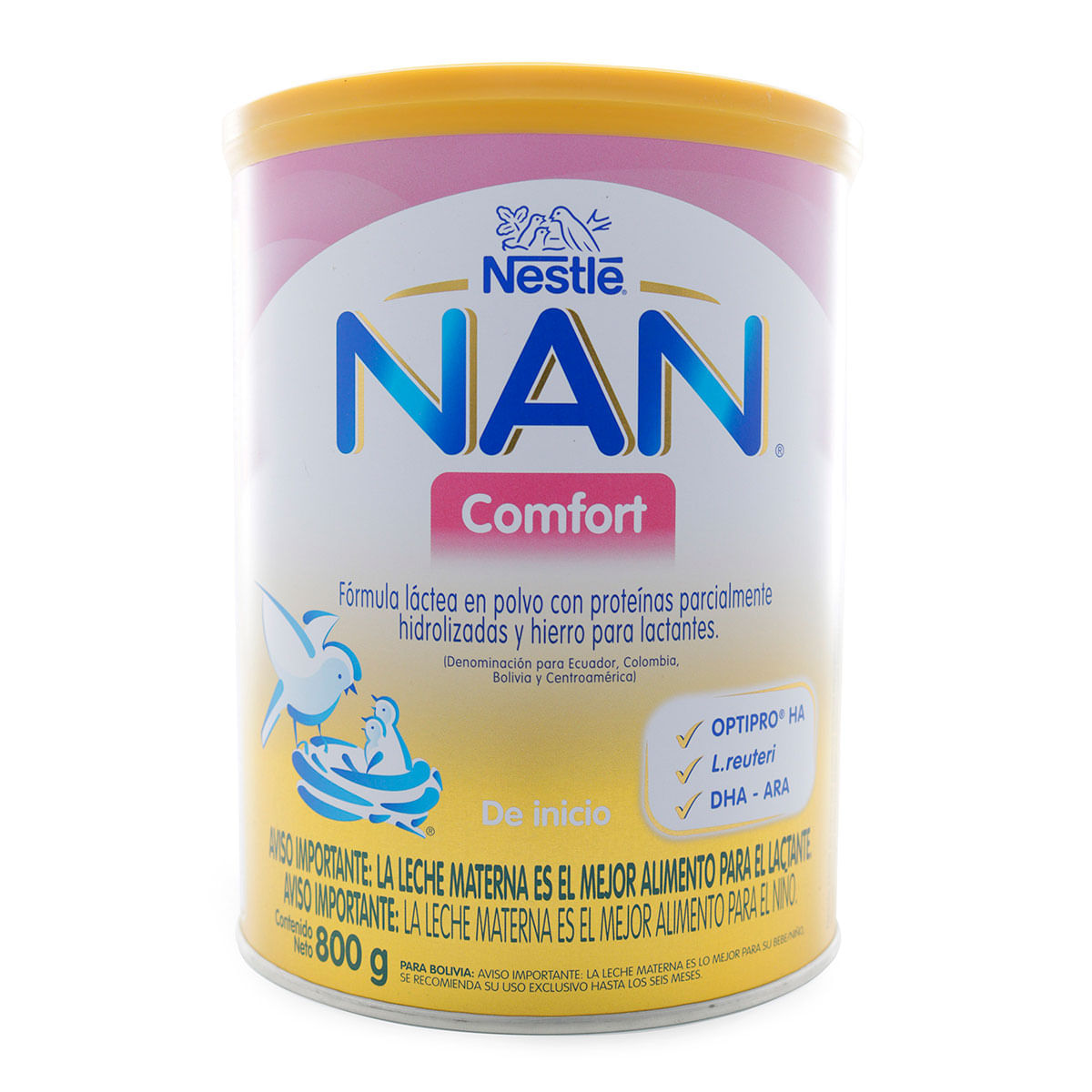 Fórmula Láctea NAN Nestlé Comfort Polvo Tarro x 800 g