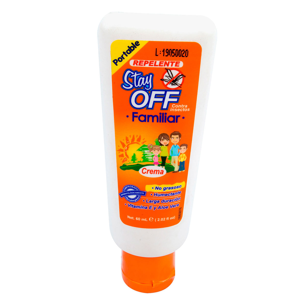 Repelente Stay Off Familiar En Crema Frasco X 60 Ml.