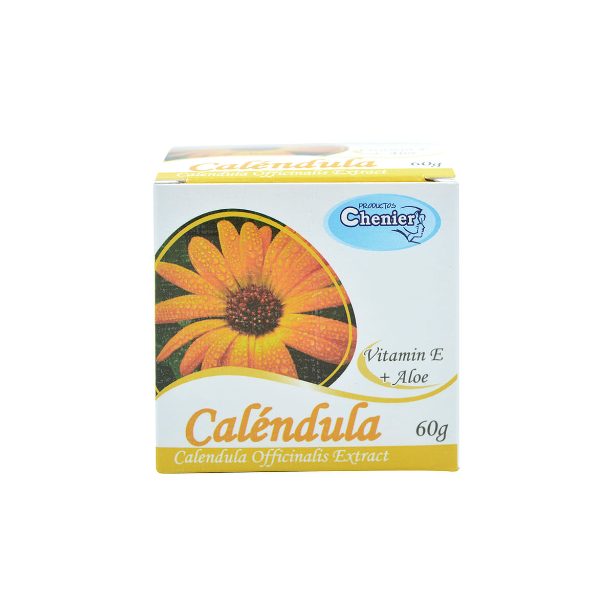 Crema Facial Chenier Caléndula Vitamina E Y Áloe Caja X 60 G.