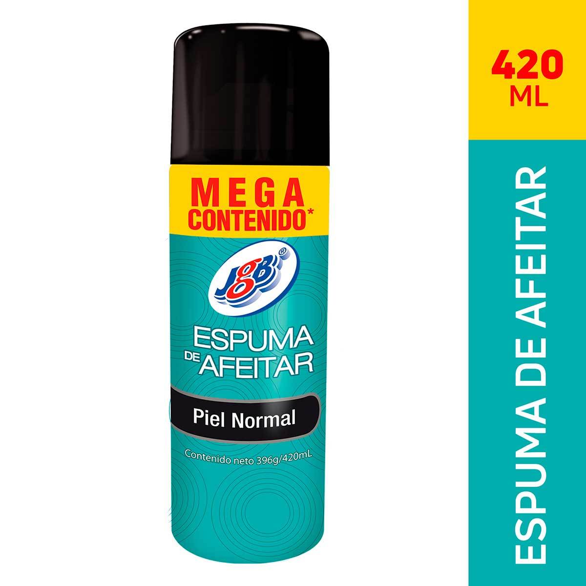 Espuma Para Afeitar Jgb Peil Normal Spray X 396 G 20% Extra Contenido Gratis.