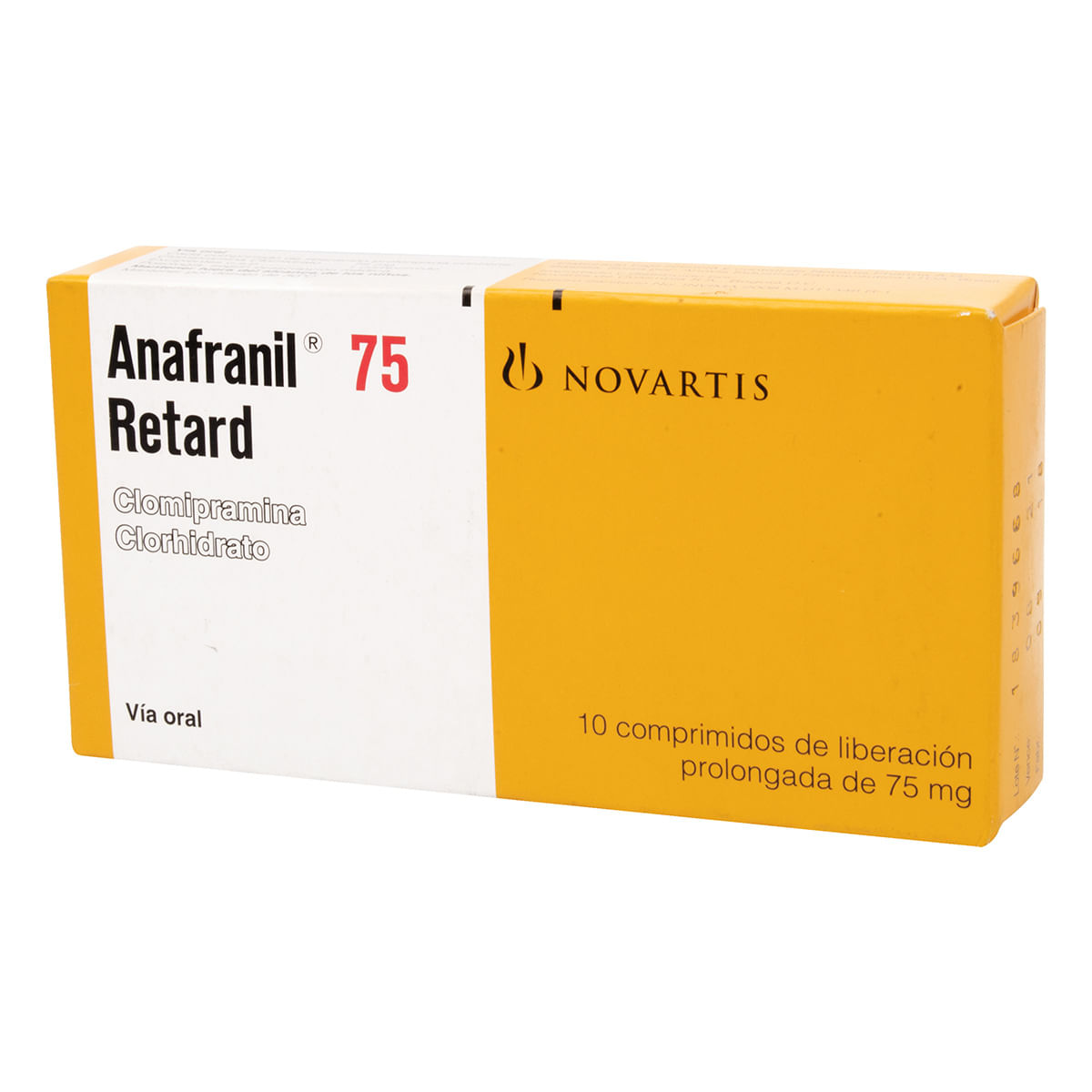 Anafranil Retard 75 Mg Novartis Caja x 10 Comprimidos