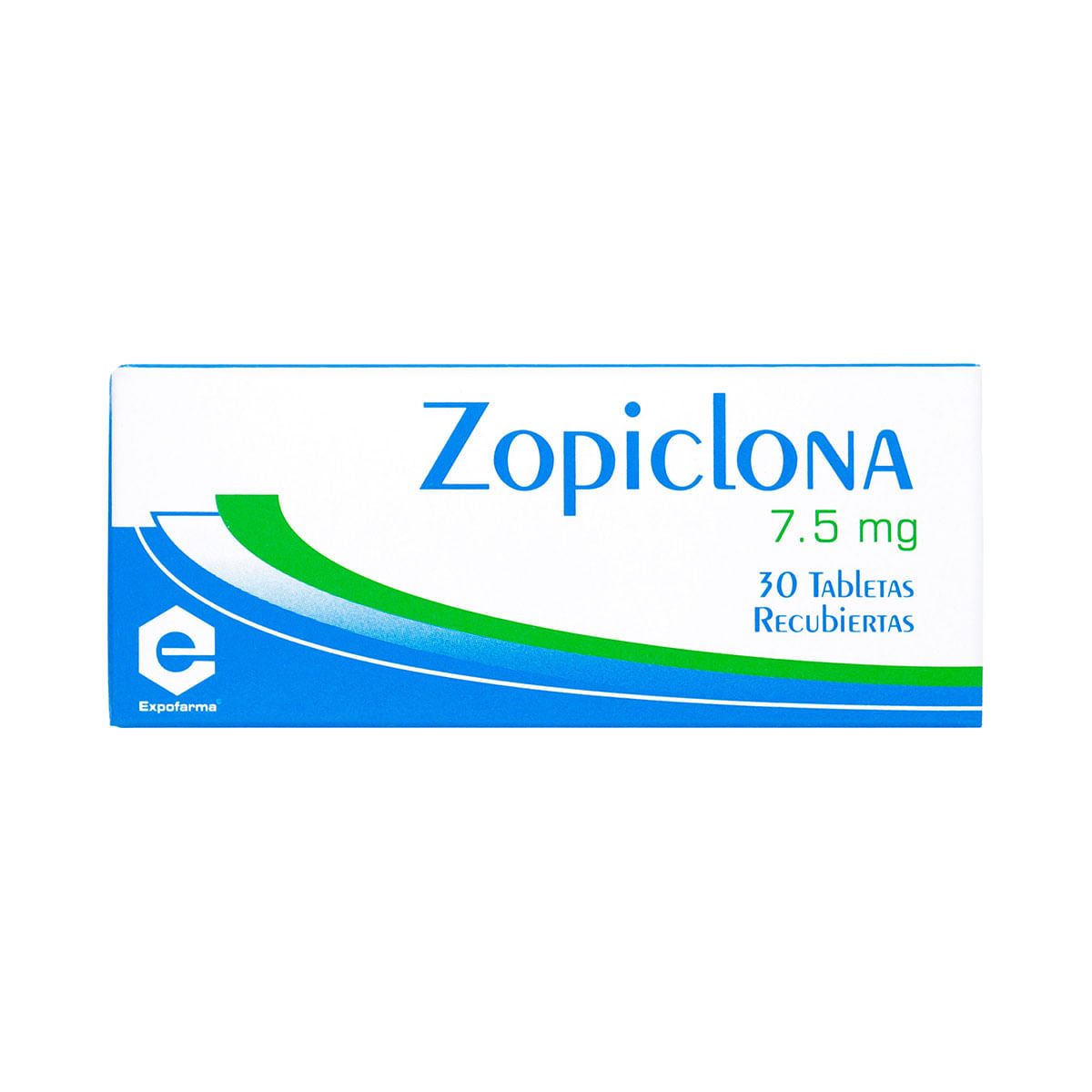 Zopiclona 7.5 mg Expofarma Caja x 30 Tabletas Recubiertas