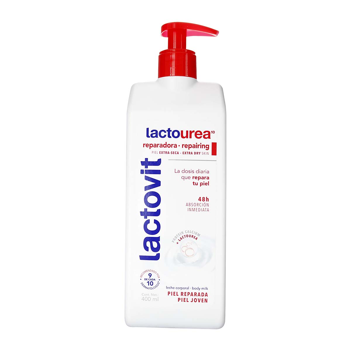 Leche Corporal Lactovit Piel Reparada Lactourea Frasco x 400 mL