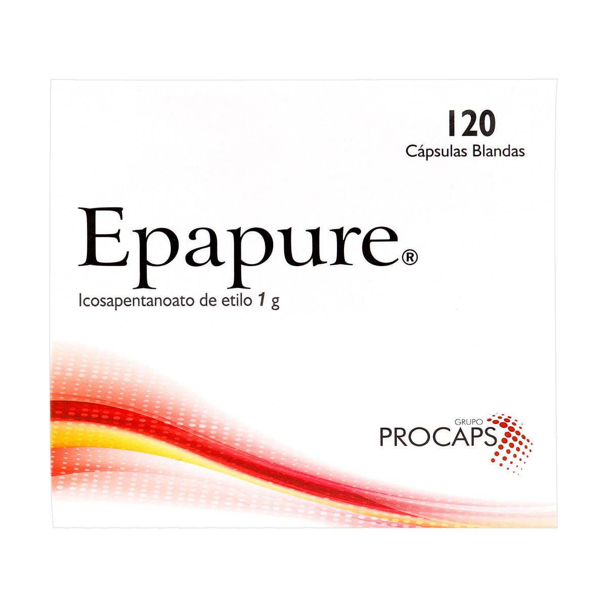 Epapure 1 g Icosapentanoato de Etilo Procaps Caja x 120 Cápsulas Blandas