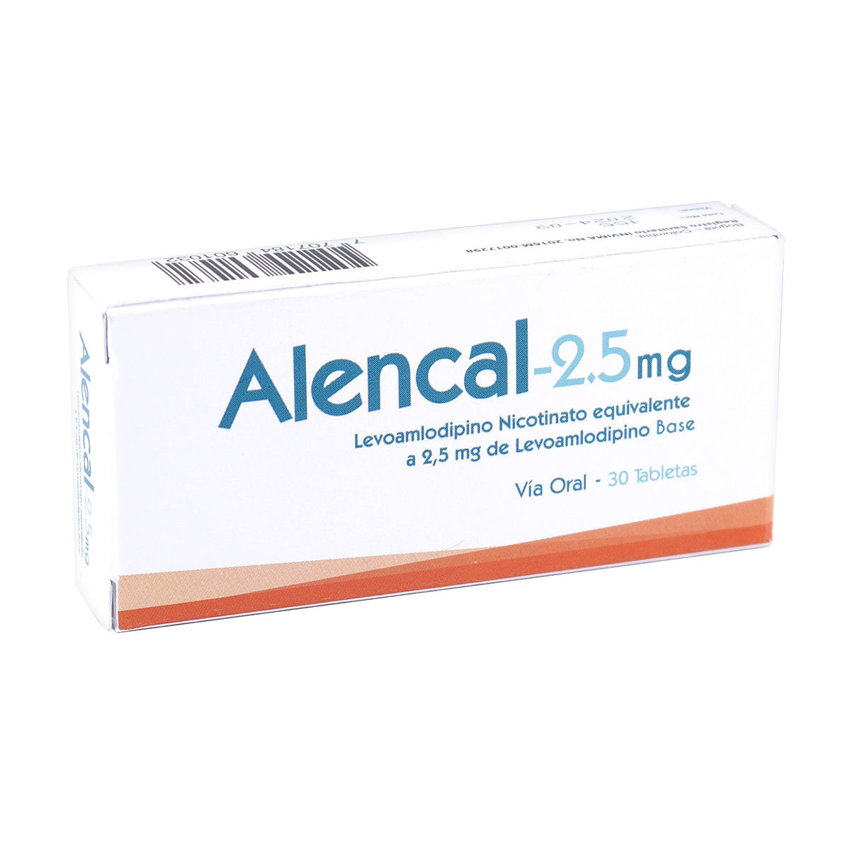 Alencal 2.5 Mg Caja x 30 Tabletas