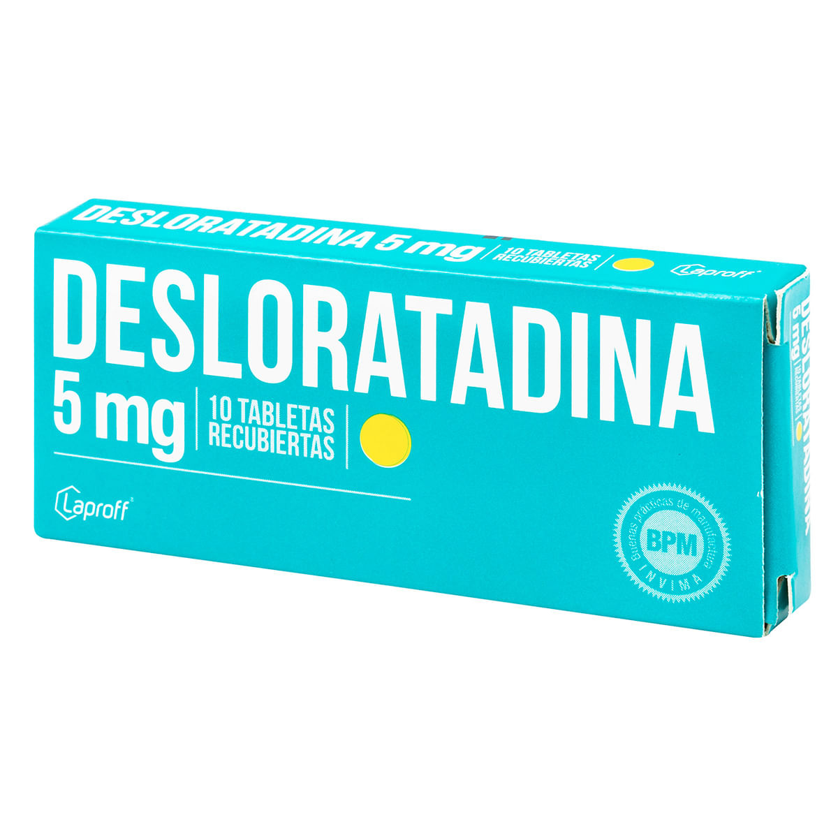 Desloratadina 5 Mg Laproff Caja x 10 Tabletas Recubiertas