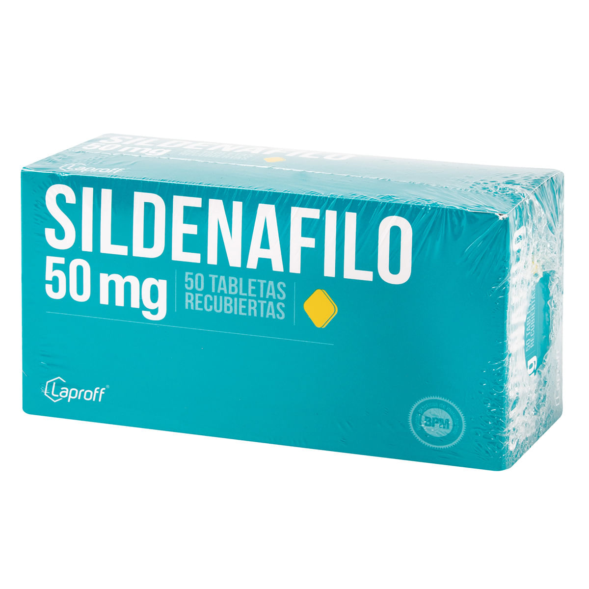 Sildenafilo 50 Mg Laproff Caja x 50 Tabletas Recubiertas