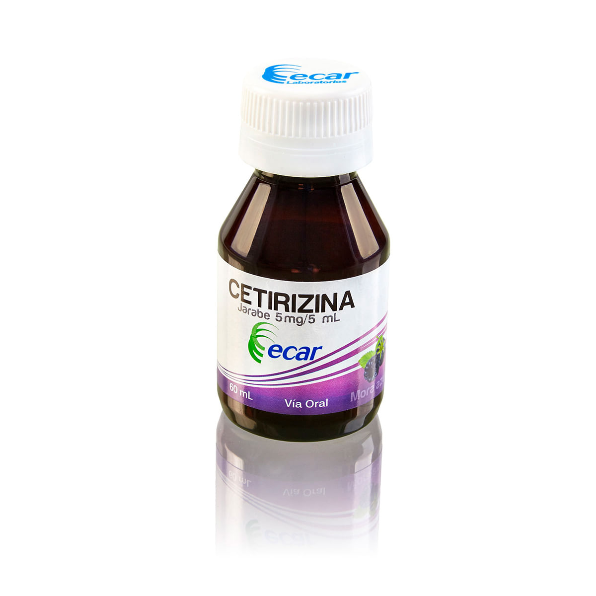 Jarabe Cetirizina 5 Mg/5 mL Ecar Frasco x 60 mL