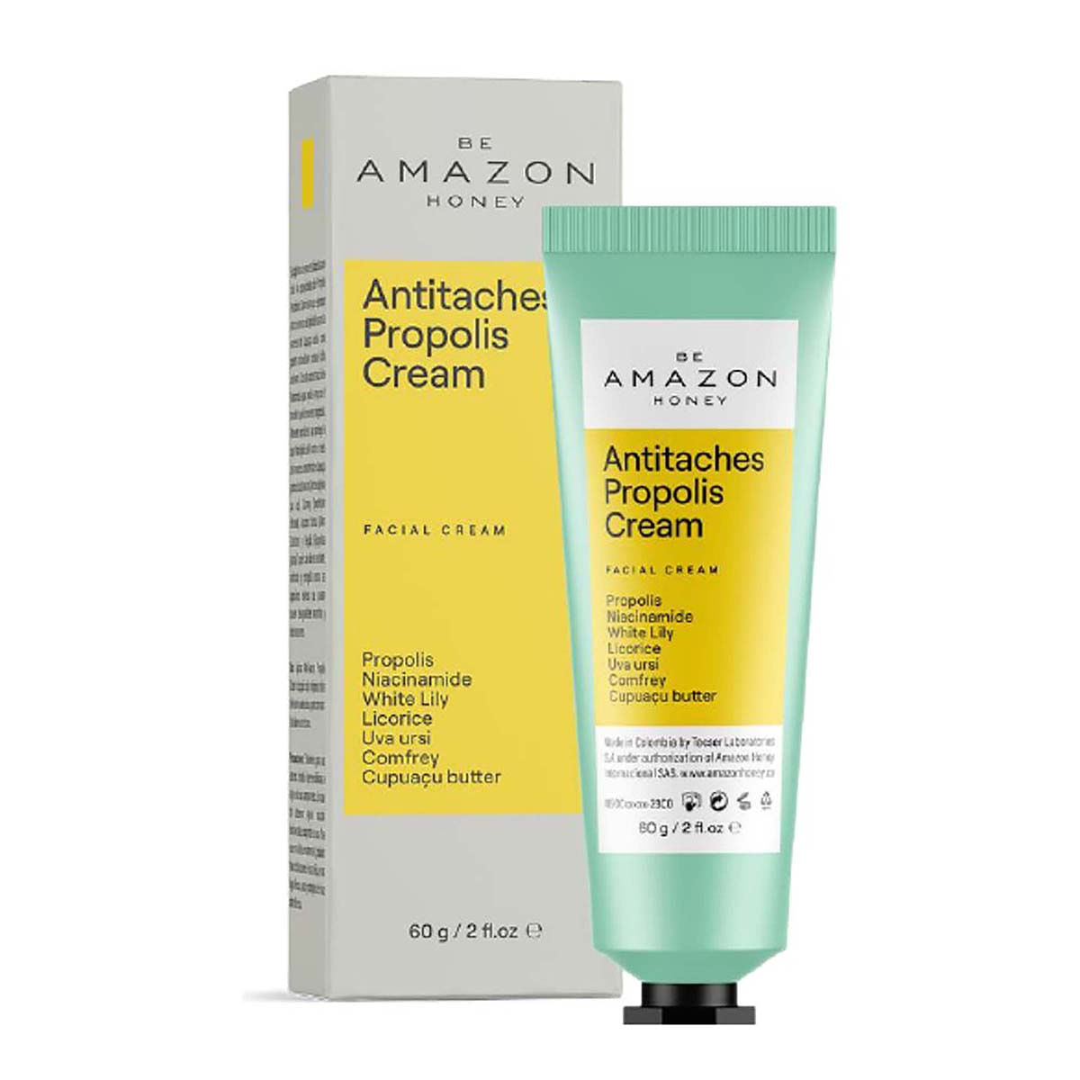 Crema Facial Desmanchadora Propolis Amazon Honey Tubo x 60g
