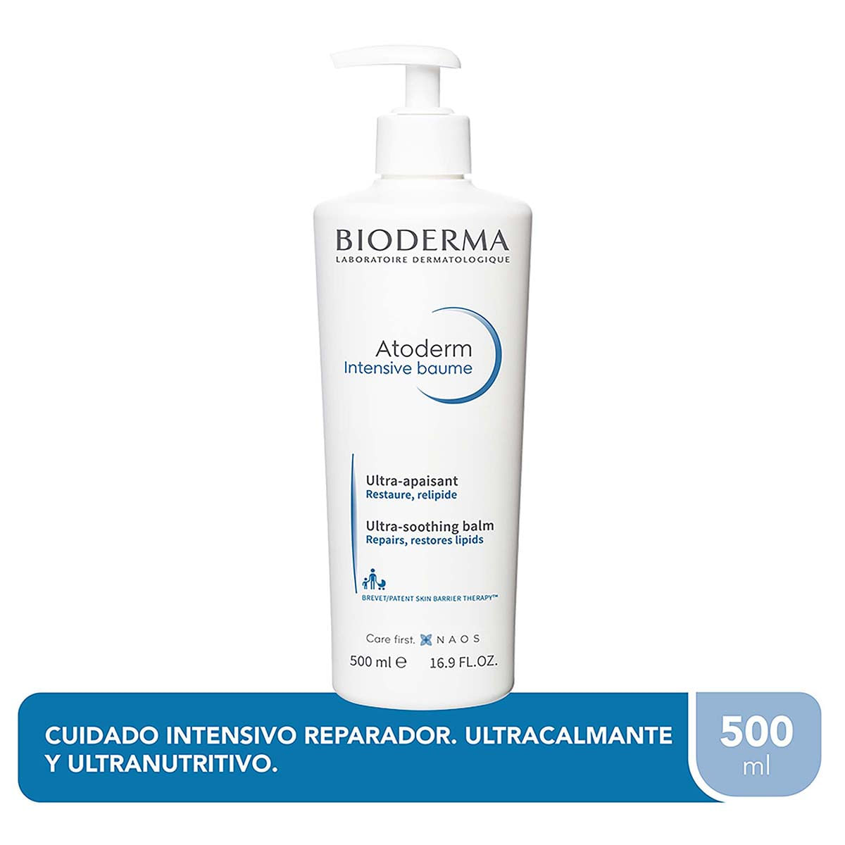 Bioderma Atoderm Intensive Baume Ultra-Calmante para piel seca Frasco x  500mL