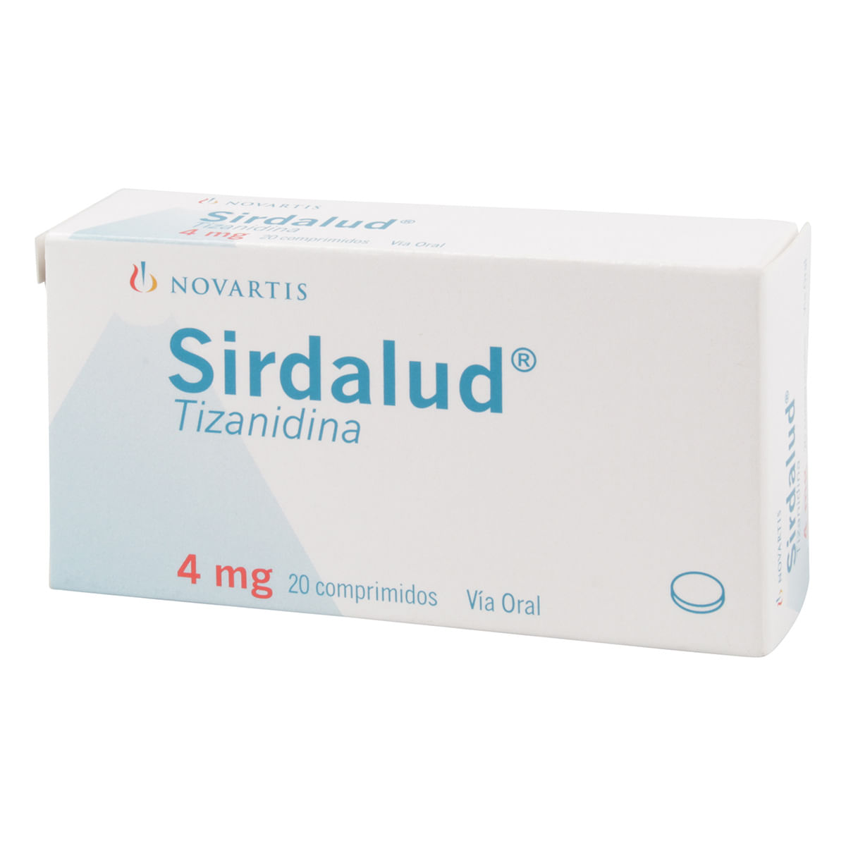Sirdalud 4 Mg Novartis Caja X 20 Comprimidos.