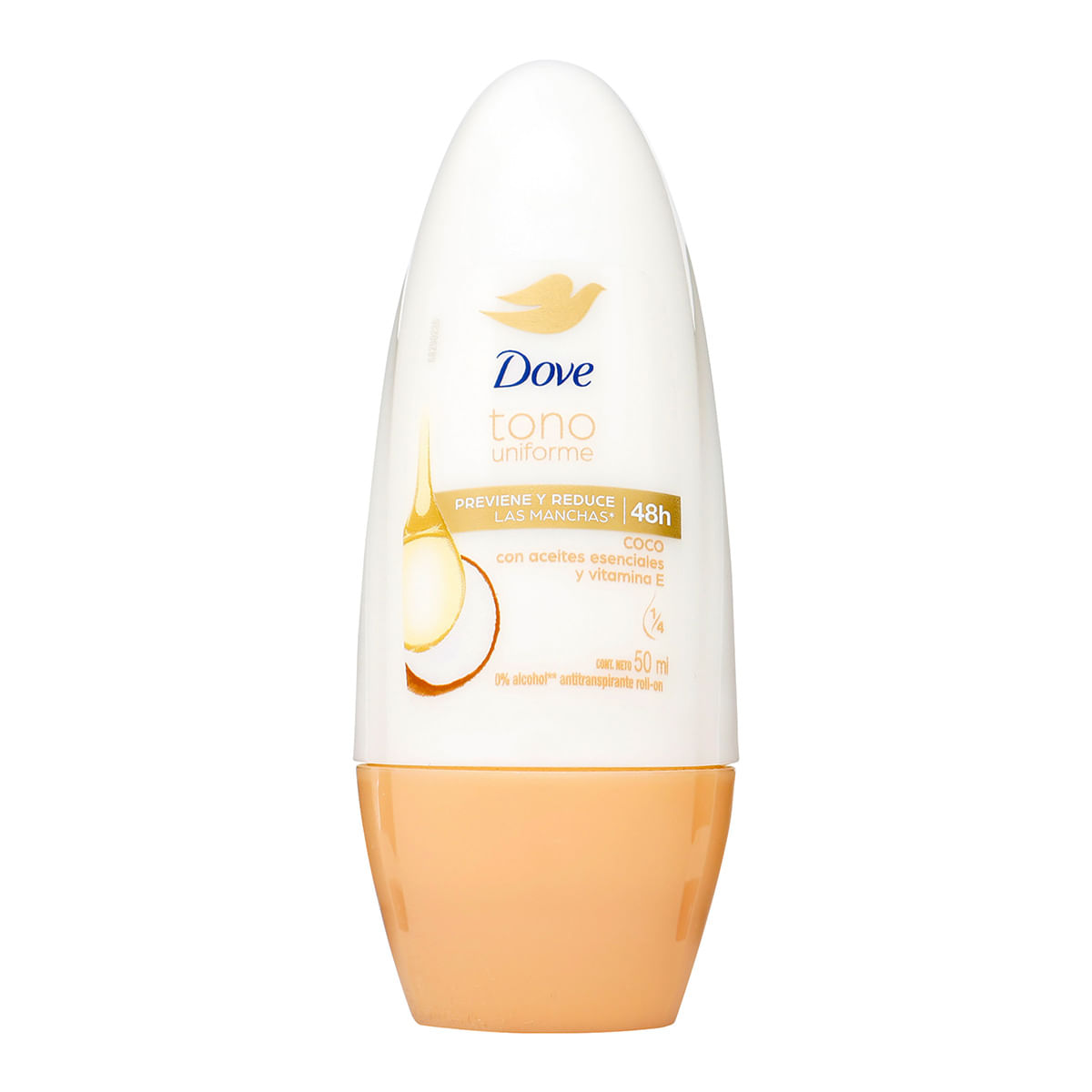 Antitranspirante Dove Women Clear Tone Roll On x 50 mL