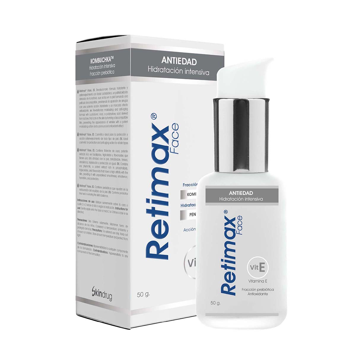 Hidratante Facial Retimax Skindrug Frasco x 50 g