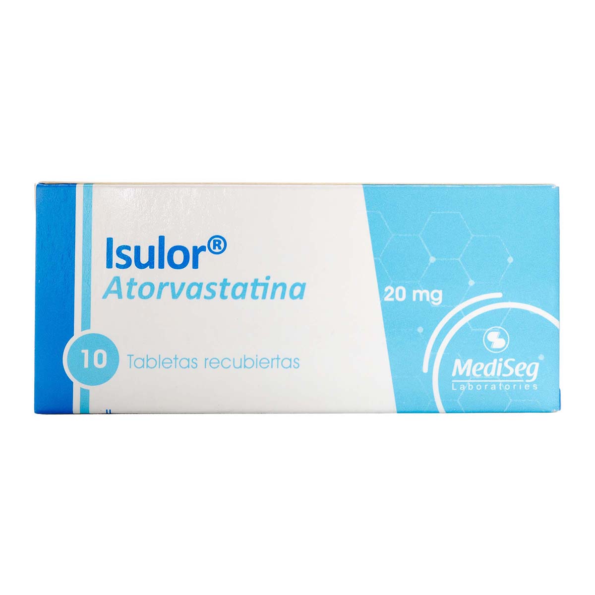 Isulor Atorvastatina 20mg Caja x 10 Tabletas