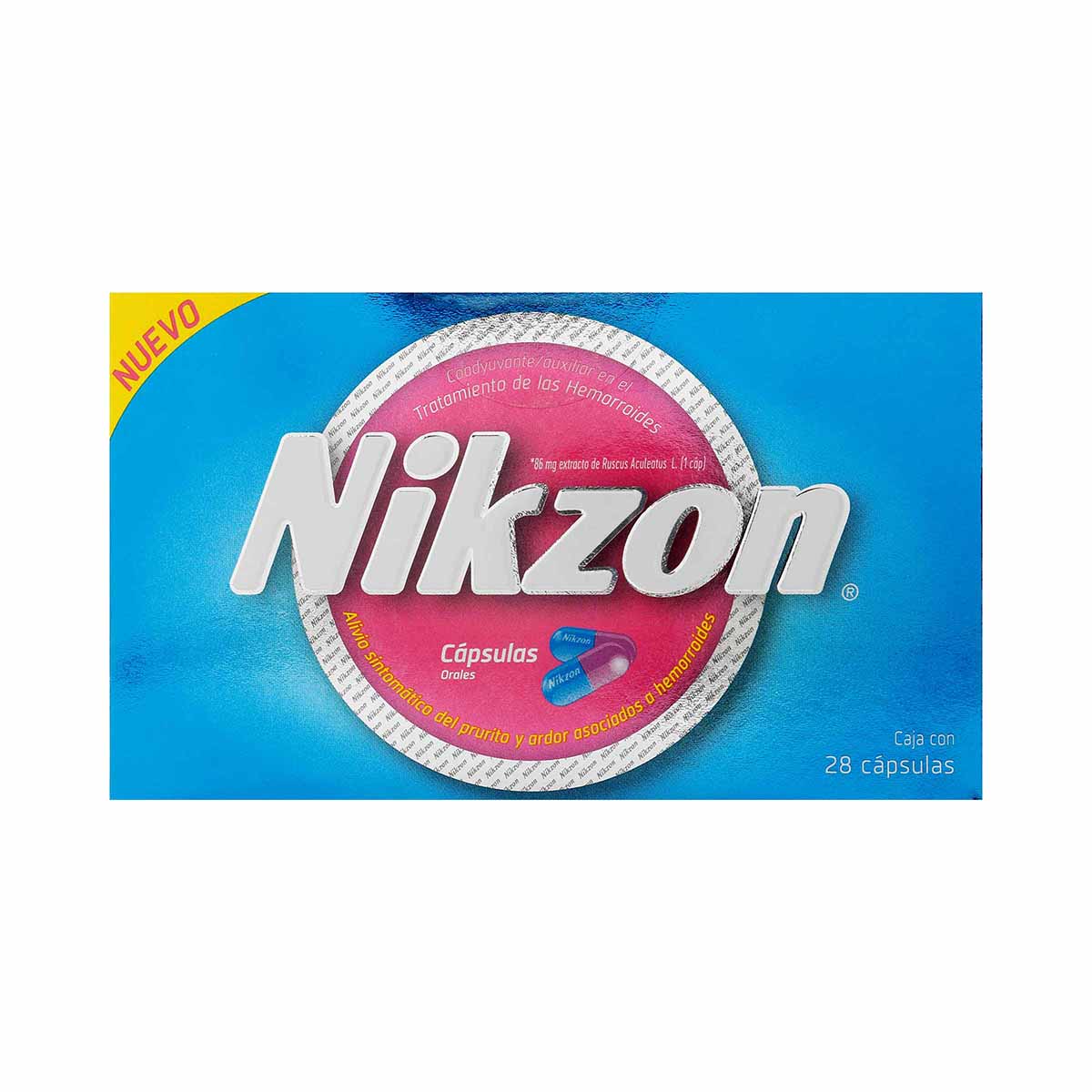 Tratamiento de las Hemorroides Nikzon Caja x 28 Capsulas
