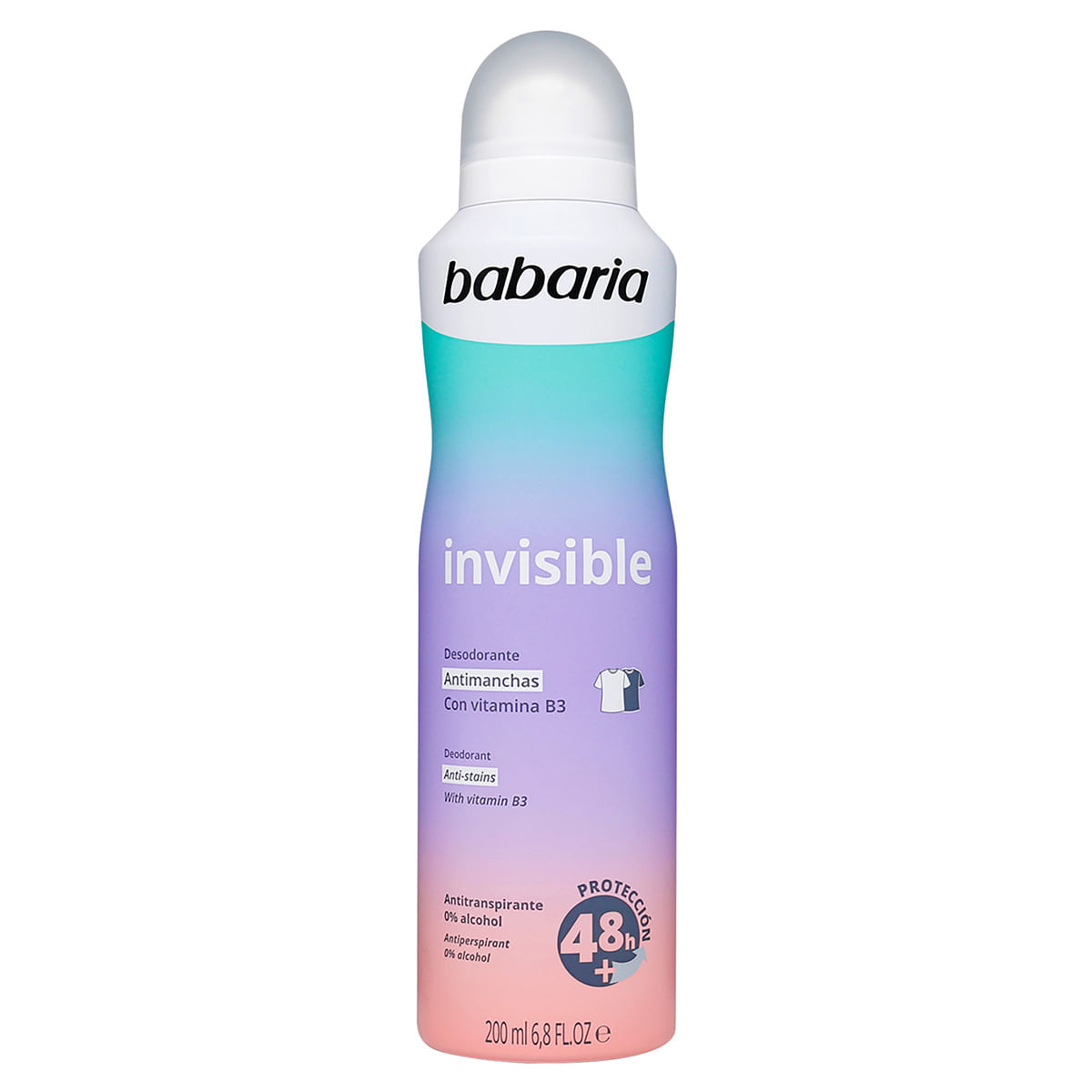 Desodorante Invisible Babaria Spray x 200 mL