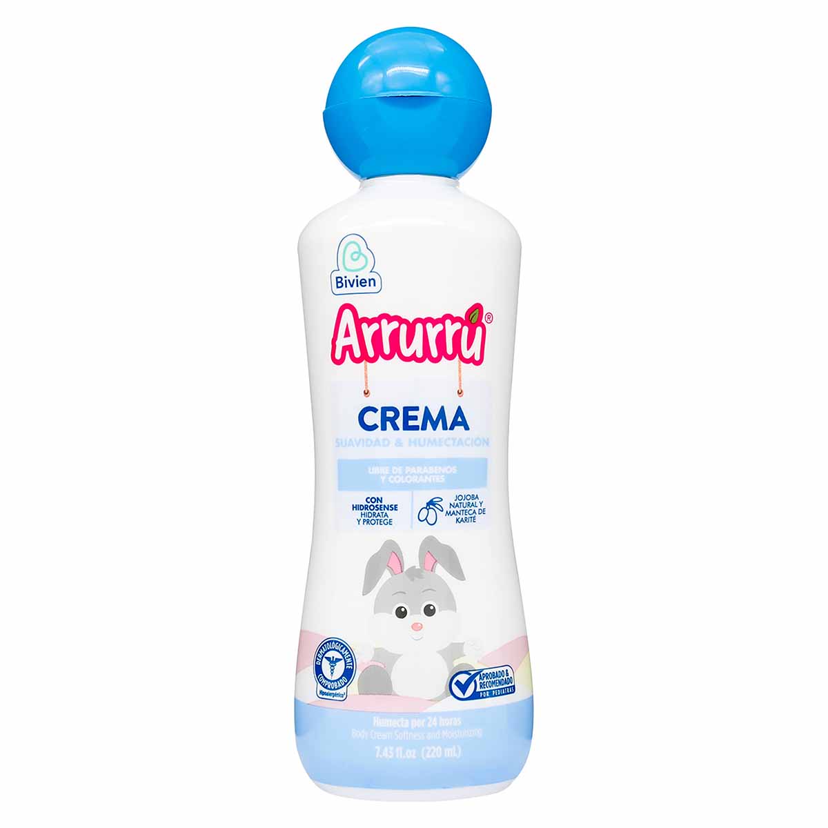 Crema Suavidad y Humectacion Arrurru Frasco x 220 mL