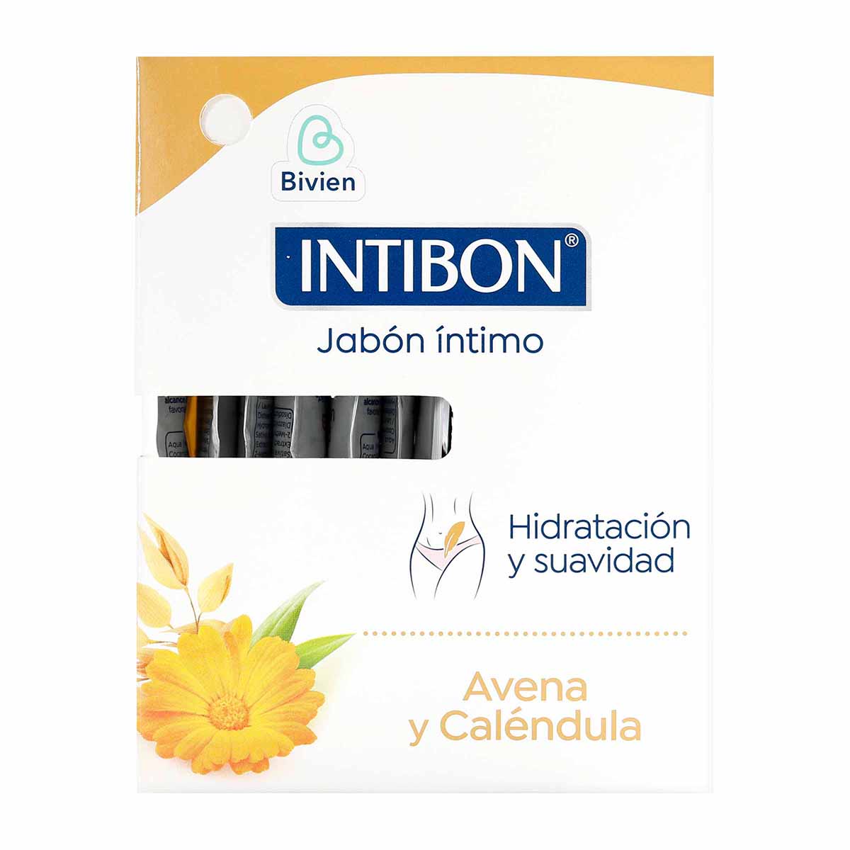 Jabon Intimo Avena y Calendula Intibon Caja x 12 Sobres