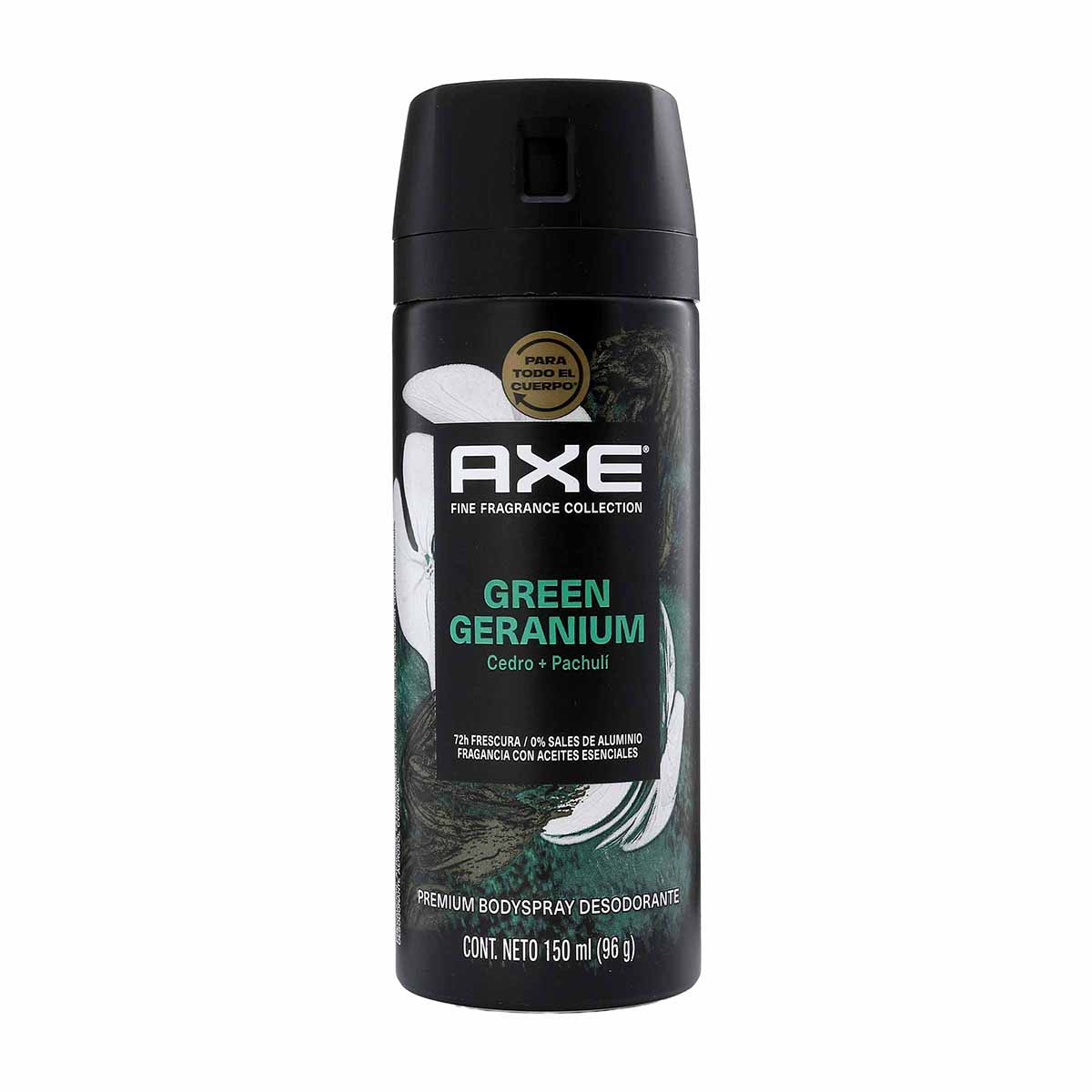 Desodorante Body Spray Green Geranium Axe Spray x 150 mL
