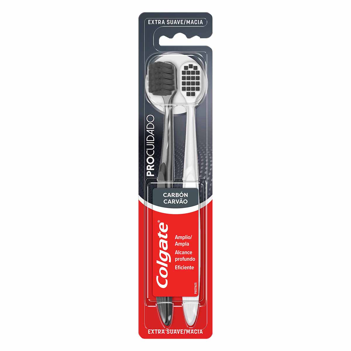 Cepillo Dental Carbón Procuidado Colgate Blíster x 2 Unds