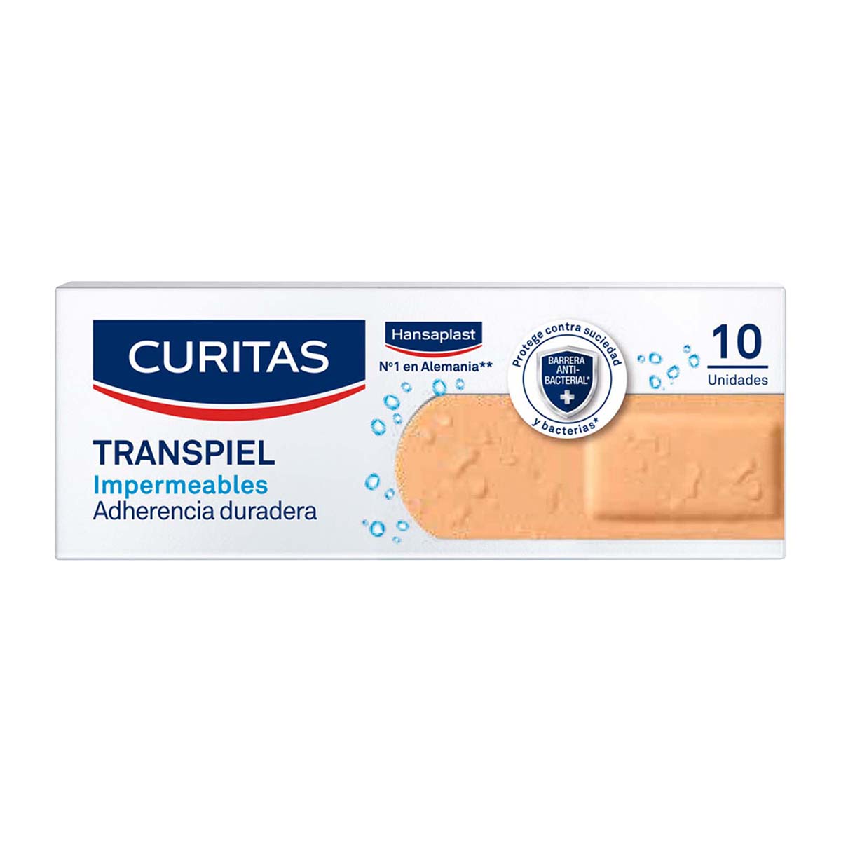 Curitas Transpiel Hansaplast Caja x 10 Unds