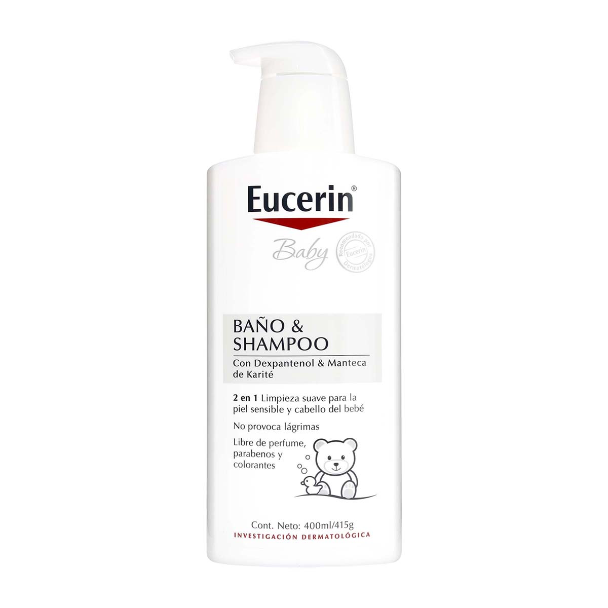 Baño y Shampoo Baby Eucerin Frasco x 400 mL