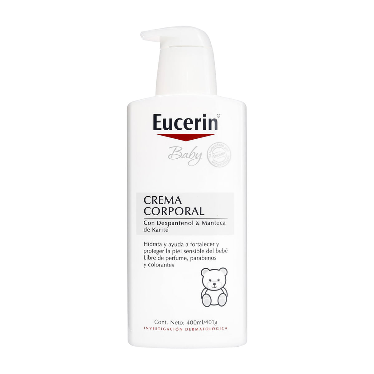Crema Corporal Baby Eucerin Frasco x 400 mL
