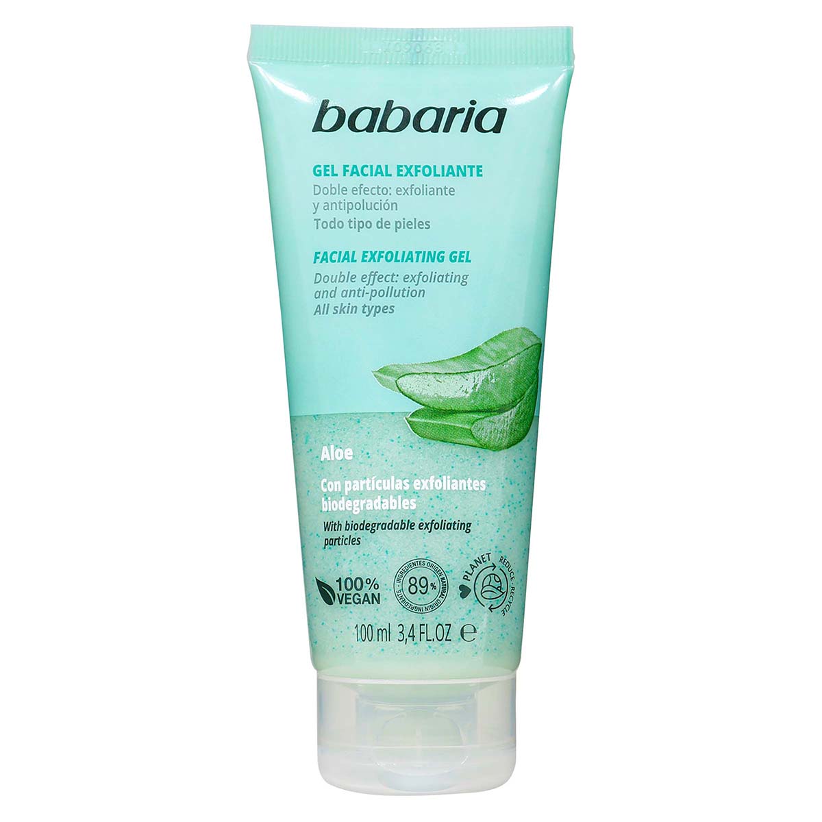 Gel Facial Exfoliante Babaria Tubo x 100 mL