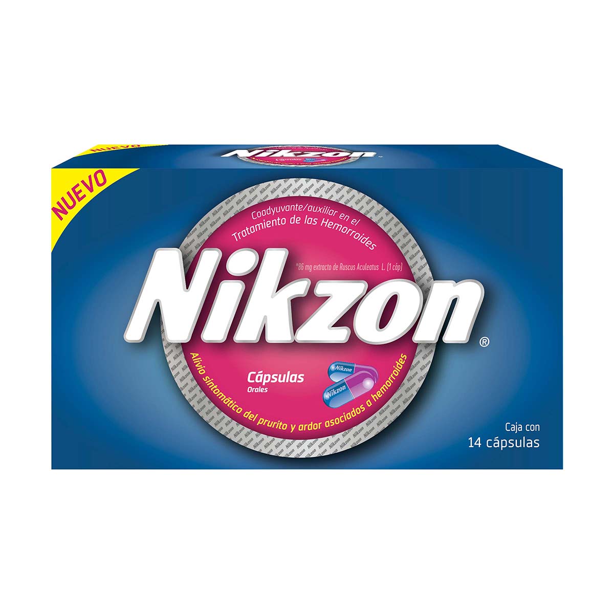 Tratamiento de las Hemorroides Nikzon Caja x 14 Capsulas