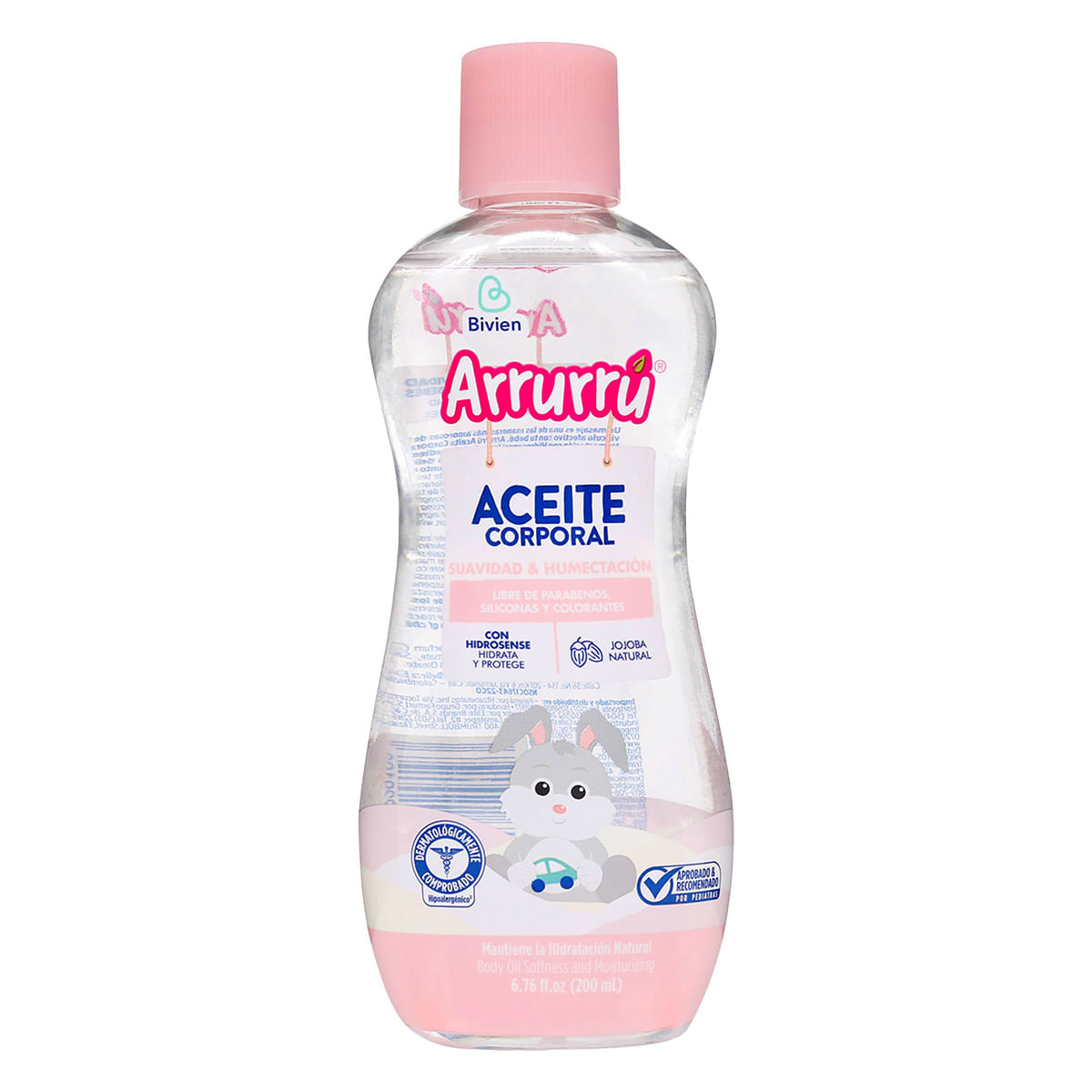 Aceite Corporal Suavidad y Humectacion Arrurru Frasco x 200 mL