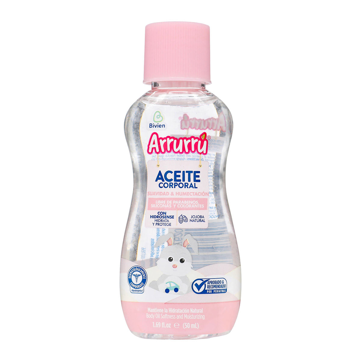 Aceite Corporal Suavidad y Humectacion Arrurru Frasco x 50 mL